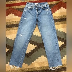 Blue jeans size 24